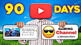 Long gaming uploaded challenge for 90 days  Monetize Challenge 100 real results😨 [upl. by Iveson]