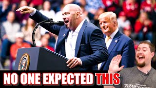 Dana White TAKES OVER Trump rally what happens next is unbelievable [upl. by Onifur]