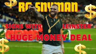 RG Snyman Leinster Signing  Huge Money Deal  All you need to know [upl. by Marney]