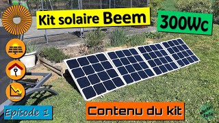 BEEM kit solaire 300W ☀ Partie 1 Découverte du kit photovoltaïque et de son contenu [upl. by Eilasor]