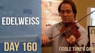 Edelweiss  Fiddle Tune a Day  Day 160 [upl. by Schwinn]