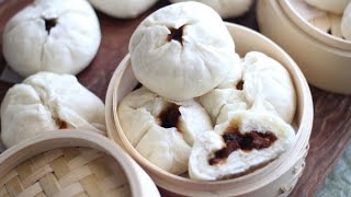 BBQ Pork Steamed Buns Banh Bao Nhan Xa Xiu Char Siu Bao Recipe 叉燒包 恭喜发财 [upl. by Gwendolin]