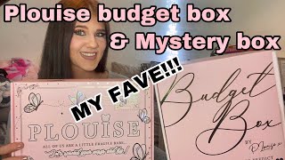 Plouise March budget box and mystery box Love 😍 [upl. by Takken]