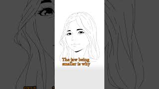 Mistake When Drawing Head  Quick Art Tips art sketch shorts tutorial drawingtutorial anime [upl. by Marcella]