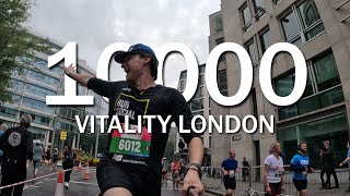 VITALITY LONDON 10000 2024 with a GOPRO [upl. by Iur80]