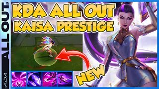 🧬 KDA ALL OUT KAISA PRESTIGE STEALS THE SHOW  PBE Skin Showcase  Erick Dota [upl. by Edecrem]