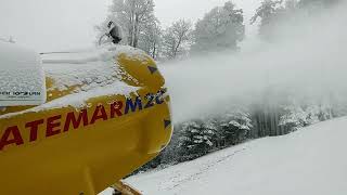 Artificial snowmaking on the Sljeme  January 8th 2024  BojanManceBrezovic [upl. by Carnes]