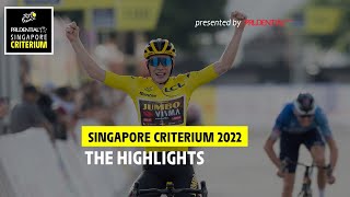 Race Highlights  Singapore Criterium [upl. by Nylecoj]