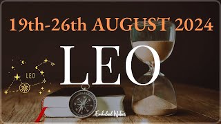 LEO ♌️ RESILIENCE IN YOUR HEART AND A HIGHLY PASSIONATE WEEK 💫 1926 AUGUST 2024 🌟 [upl. by Marala373]