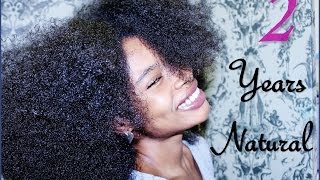 Natural Hair Journey 2 years [upl. by Gati263]