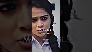 Pondati❤️🫂pondattinidhandi whatsappstatus lovesong ammu trendingshorts tamilsong bgmlove [upl. by Aryn]