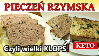 229  PIECZEŃ RZYMSKA czyli klops  Przepis na obiad KETO [upl. by Kere]