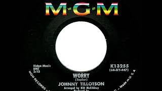 1964 HITS ARCHIVE Worry  Johnny Tillotson [upl. by Eniotna]