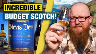 WOW Nevis Dew Blue Label Blended Scotch Whisky Review Ben Nevis Distillery [upl. by Dnivra]