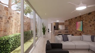 Te sorprenderá el diseño interior de esta casa pequeña y minimalista [upl. by Jenine39]