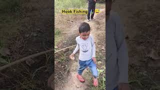 Hook fishing so funny 🤣😹 fish viralvideo fishing shorts youtubeshorts funny [upl. by Siver]