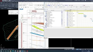 COVADIS 171B HABILLAGE TRACE EN PLAN PROJET RAIL ET EXPORT PLAN PLANNING ESPACE TEMPS RAIL TILOS [upl. by Anairotciv]