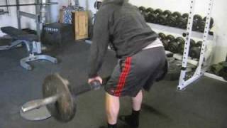 Homemade Thick Axle Bar Deadlifts [upl. by Gaby401]