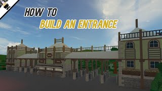 How To Build An Entrance  Theme Park Tycoon 2 No Gamepass [upl. by Amargo346]