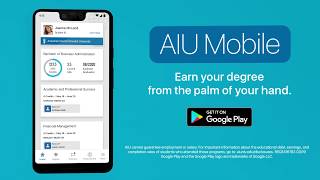 New AIU Mobile App Android  American InterContinental University [upl. by Kacie]