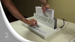 Coverbind 5000 HowTo Bind wider spine width documents [upl. by Odoric]