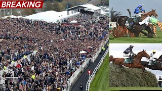 Giovinco dies as Grand National Festival horse suffers horror fall at AintreeGiovinco fell during th [upl. by Aiciruam197]