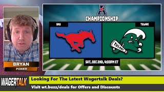 2023 AAC Championship Picks amp Preview  SMU Mustangs vs Tulane Green Wave Prediction and Picks [upl. by Nnylsia913]