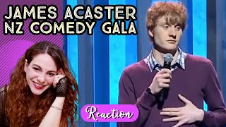 JAMES ACASTER  New Zealand Comedy Gala 2013  REACTION [upl. by Jonell]