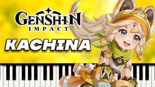 Genshin Impact  Kachina A Shimmering Dance of Stone  Piano Tutorial amp Sheet Music [upl. by Gerrit409]