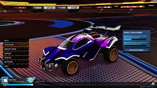 PURPLE EXALTER DECAL  ROCKET LEAGUE [upl. by Notsla]