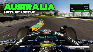 F1 23 AUSTRALIA HOTLAP  SETUP 116435 [upl. by Eislel927]