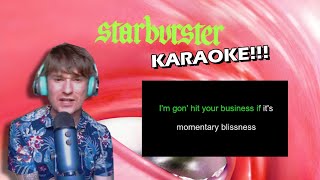 Fontaines DC  STARBURSTER KARAOKE [upl. by Suirtemed265]