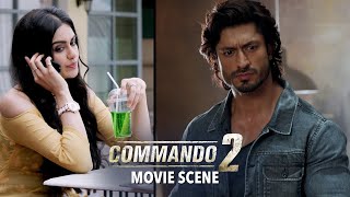 Vidyuts Smart Investigation  Commando 2  Movie Scene [upl. by Aivax]