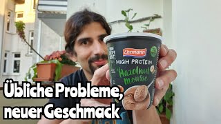 Ehrmann High Protein Hazelnut Mousse  Wie schmeckt sie [upl. by Haeckel]