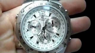 Casio Edifice EF  529D White HD Preview [upl. by Swayne]