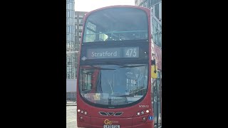 473 to North Woolwich to Stratford [upl. by Filomena]