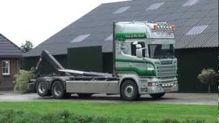 scania R500 V8 van het Goor containers laden [upl. by Alla]