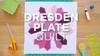 Quilt Snips Mini Tutorial  Dresden Plate [upl. by Kirshbaum]