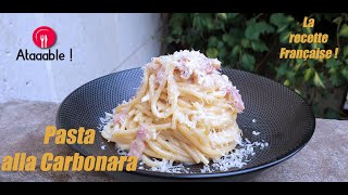 Spaghetti alla Carbonara La recette Française [upl. by Steiner]