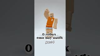 0 ROBUX EMO BOY OUTFIT😎🥰😍 freerobux roblox robloxoutfits robux [upl. by Llenyl]