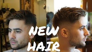 Modern Fringe Haircut  Easy Mens Summer Hairstyle 2018 [upl. by Nnylaehs802]