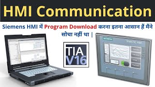 Siemens KTP HMI Communication with TIA Portal  Download to Device  Learn EEE [upl. by Tlevesoor94]