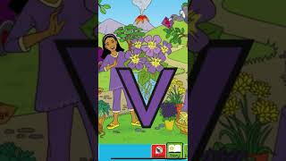 Letterland Alphabet Phonics  Letter V  Vicky Violet Education Kids Learning ABC [upl. by Nais]