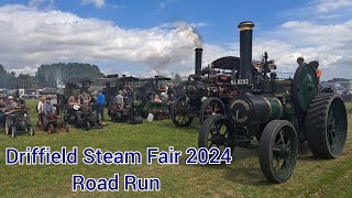 Driffield Steam Fair 2024  Road Run [upl. by Ennoryt]