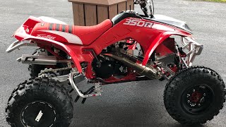 PROJECT 250R Start To Finish Honda TRX250R 2 stroke race quad [upl. by Eyahc]