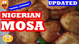 HOW TO MAKE MOSAMOSA RECIPEPLANTAIN MOSABANANA MOSAMASAMOSA RECIPE WITHOUT YEASTPLANTAIN AKARA [upl. by Sivla401]