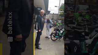 SHOCKING MOMENT WOMENS HIJAB PULLED OFF IN LONDONS KENSINGTON [upl. by Rossuck305]