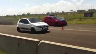 Fabia 19 TDI 320 hp vs Punto 19 JTD 220 hp [upl. by Ainud]