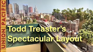 Todd Treasters Spectacular NScale Layout [upl. by Asirrom]