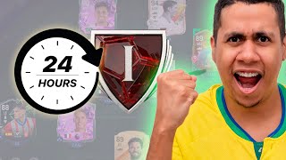 PEGUEI RANK 1 COM O quotTIME DE 24HSquot NO MM DO FUT CHAMPIONS DO EA FC 24 [upl. by Kirbie]